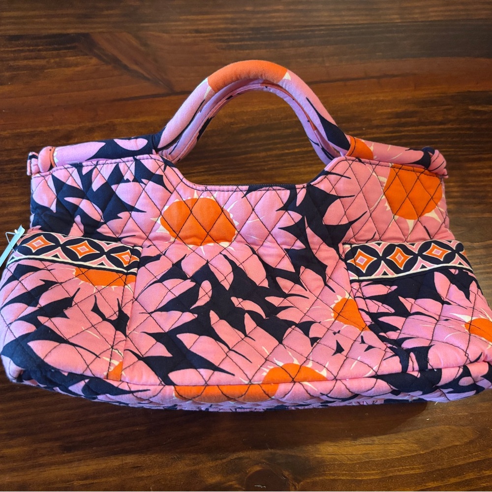 Vera Bradley Loves Me Pink Daisies Bag